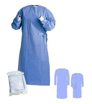 Camice chirurgico sterile SMMS 45 g azzurro