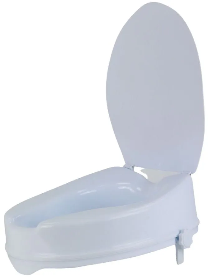 Rialzo WC 10 cm con fermi e coperchio